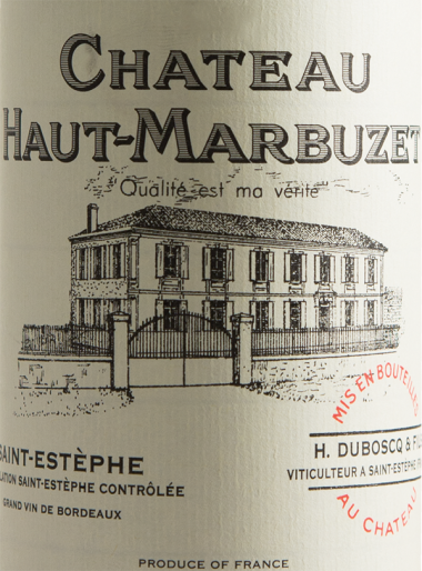 CHÂTEAU HAUT MARBUZET Cru Bourgeois Exceptionnel 2021 