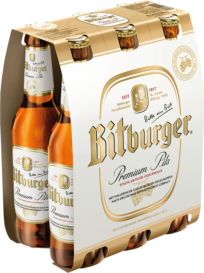 Bitburger Pils 24er-Karton, Bitburger Braugruppe, Bitburg
